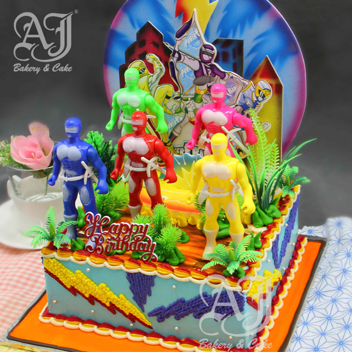 AJ BAKERY & CAKE ONLINE SHOP - AJ Products POWER RANGERS.BC-7